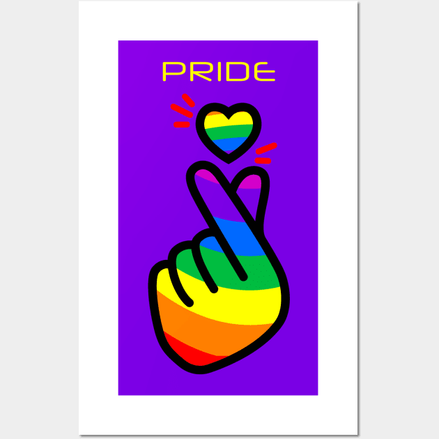 Pride month: shop rainbows and resist Wall Art by Blacklinesw9